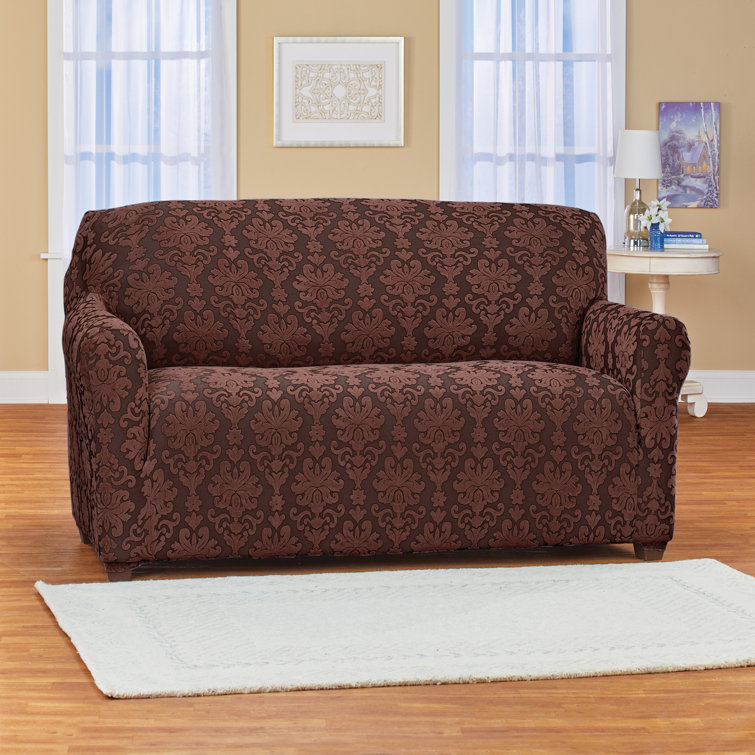 Canora Grey Box Cushion Loveseat Slipcover Wayfair